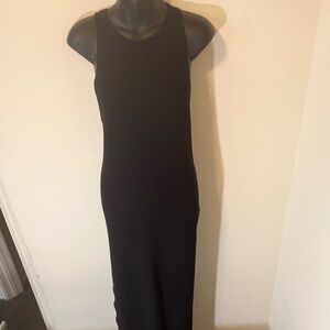 Eloquii Womens 2X Black Body Con Thick  Stretch Fabric Dress
